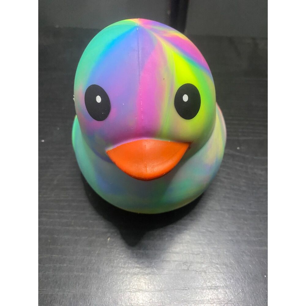 Sunny Days Jumbo Squeeezy Tie-Dye DUCK - Squishy Toy Stress Relief Sensory Viral